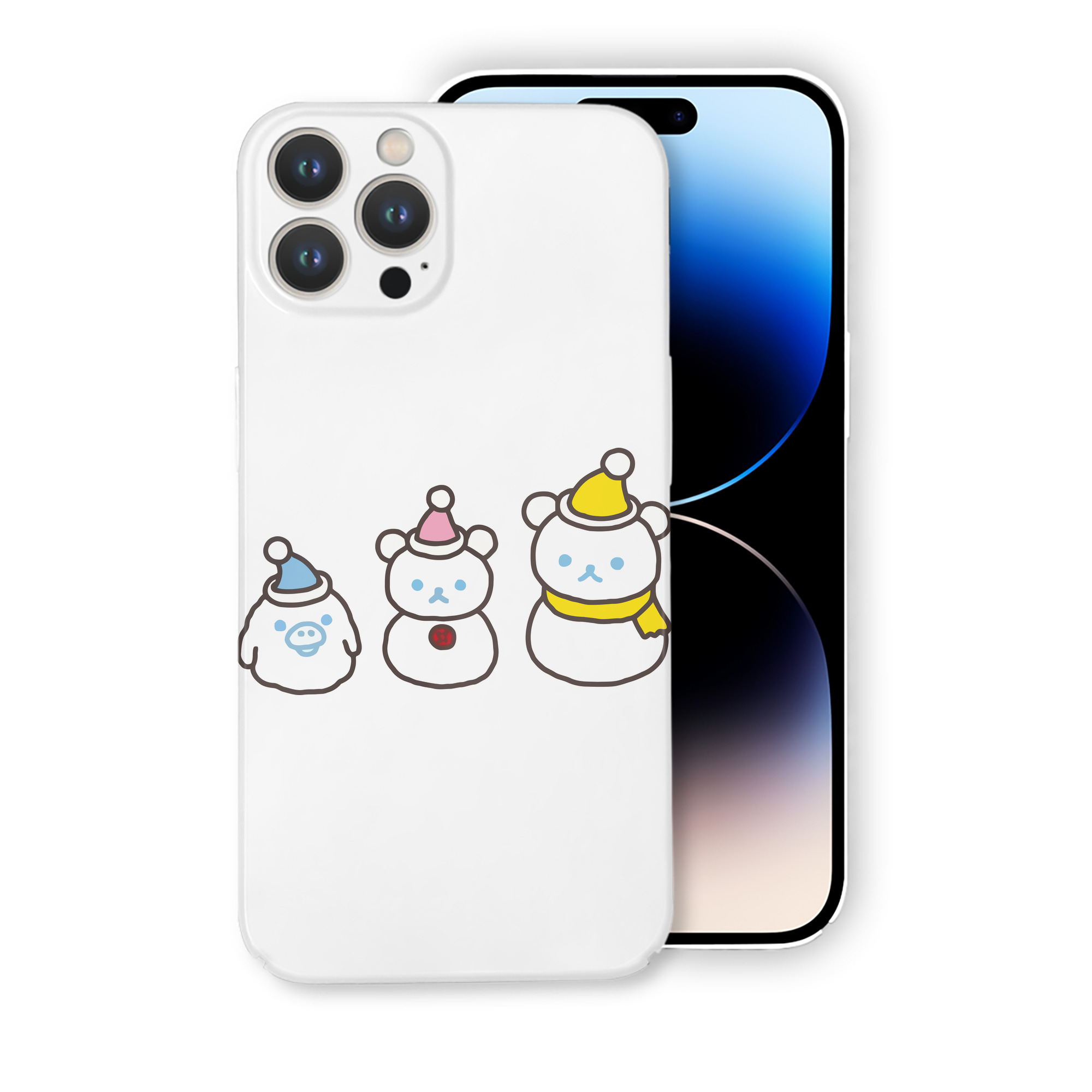 （画像用） リラックマ リラックマ キイロイトリ Rilakkuma Korilakkuma Kiiroitori 【iPhone 14シリーズ対応】ハードケース